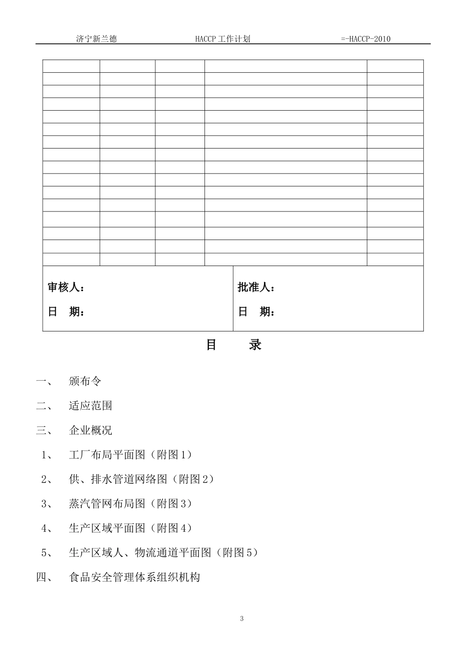 济宁新兰德HACCP计划手册_第3页
