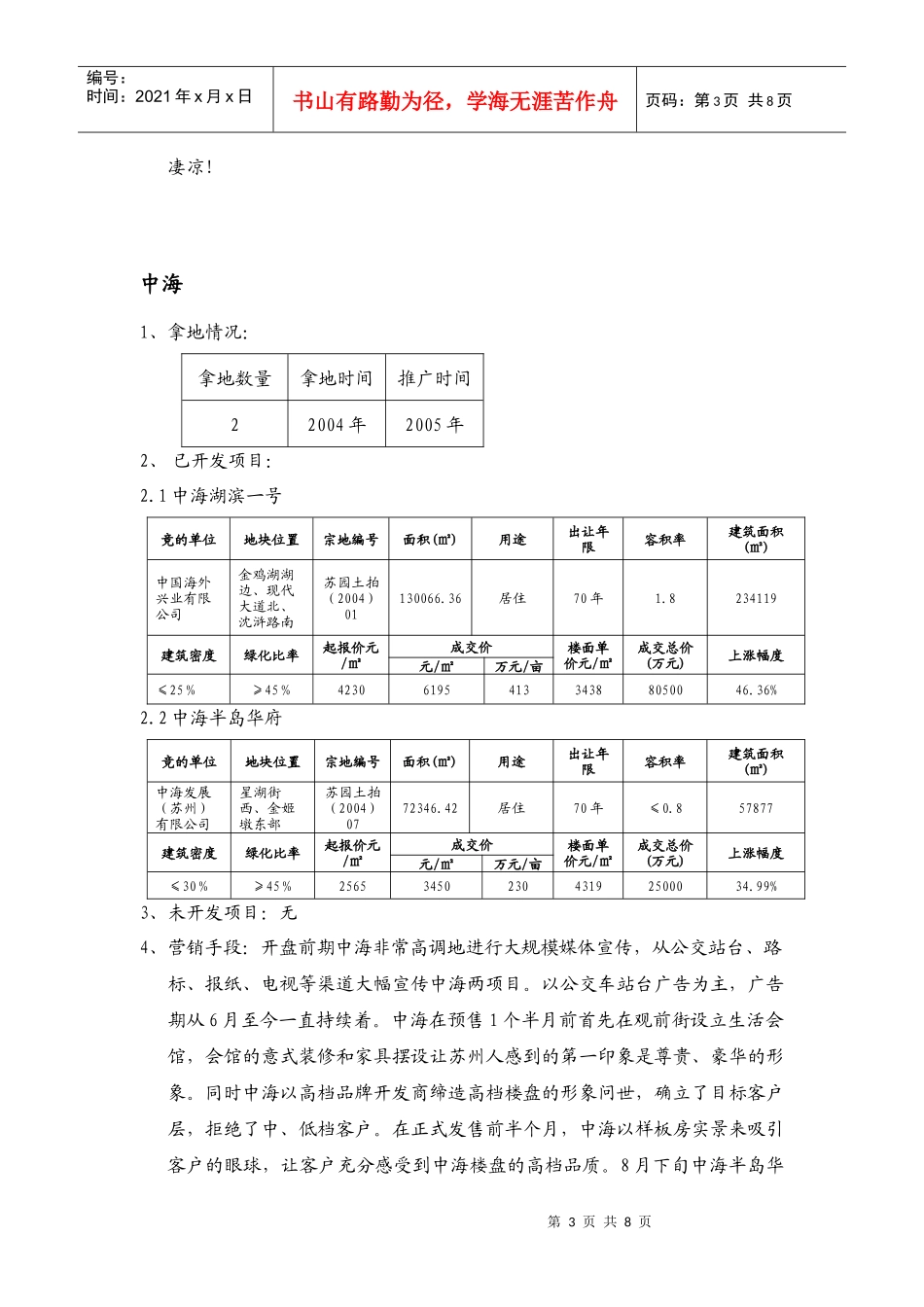 苏州园区品牌开发商分析-8DOC_第3页