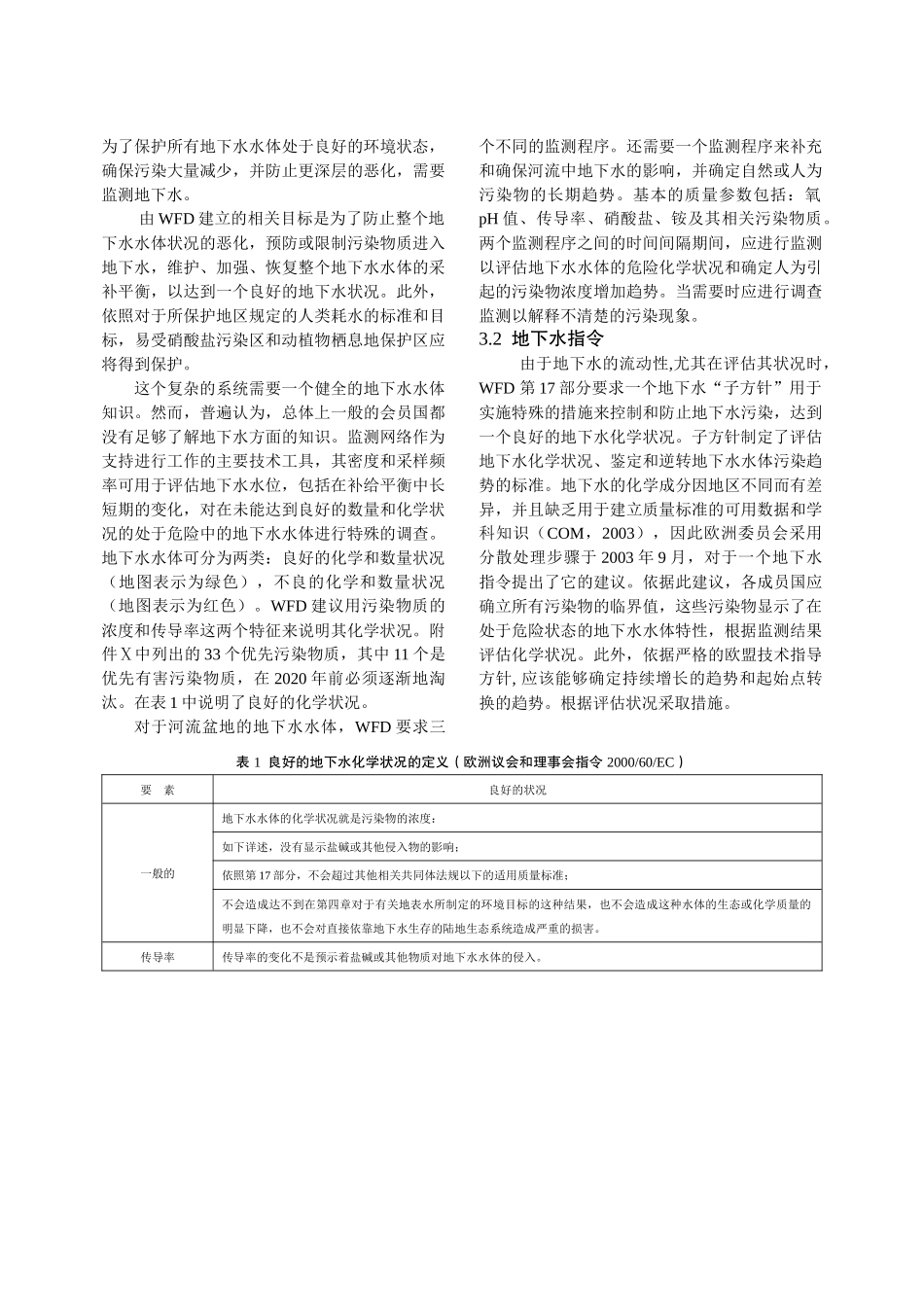 意大利地下水质量监测-欧盟水框架指示的执行_第2页
