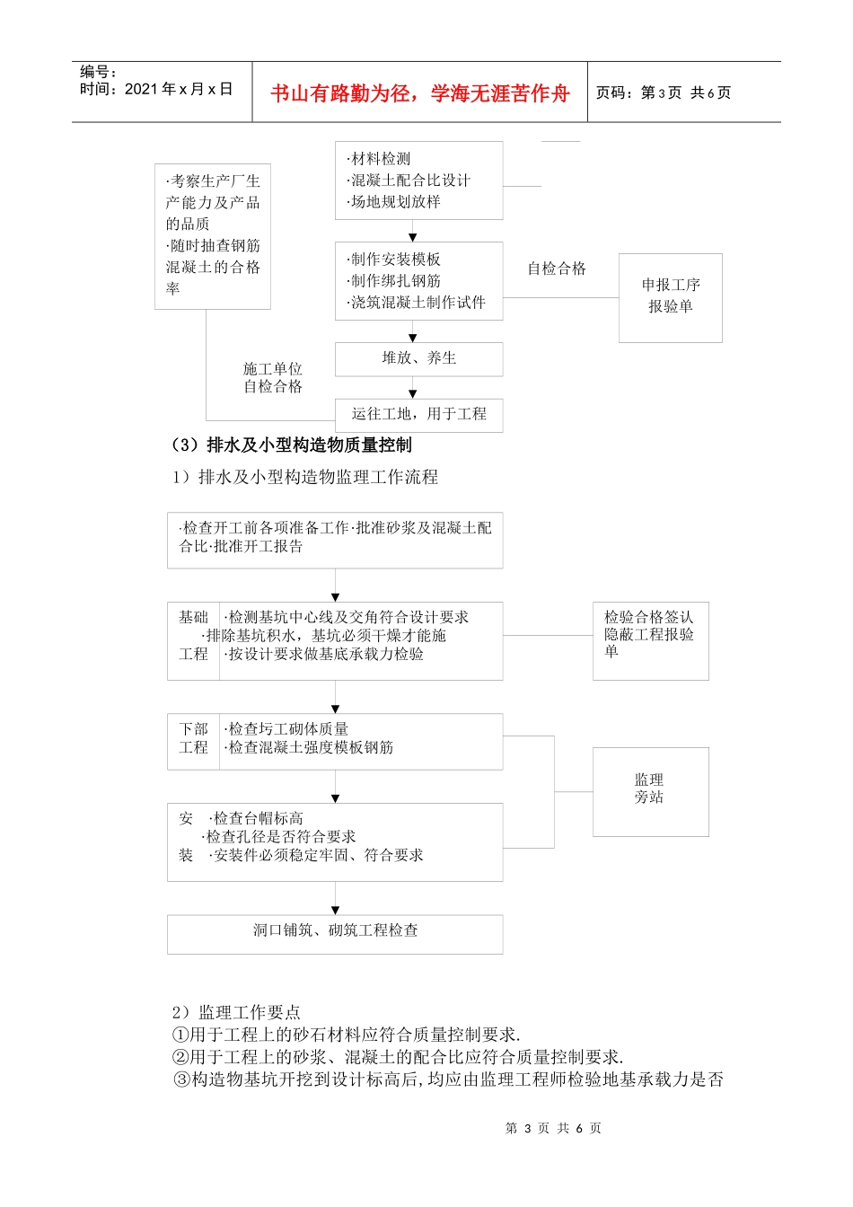 道路附属(排水及小型构造物)质量控制_第3页