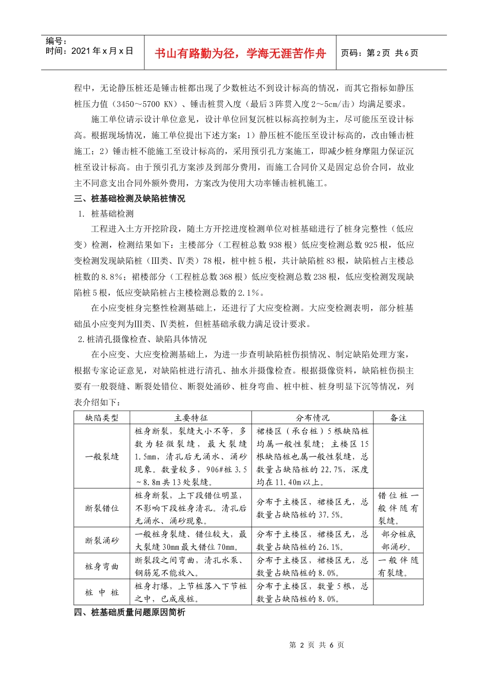 预应力混凝土管桩基础质量缺陷处理_第2页