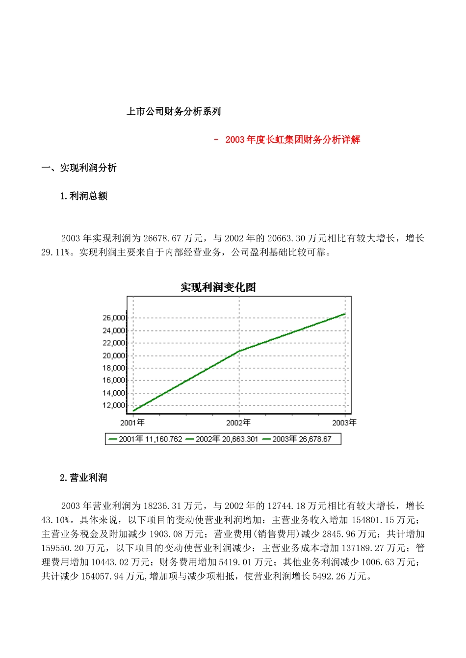 上市公司年度财务分析系列详解_第1页