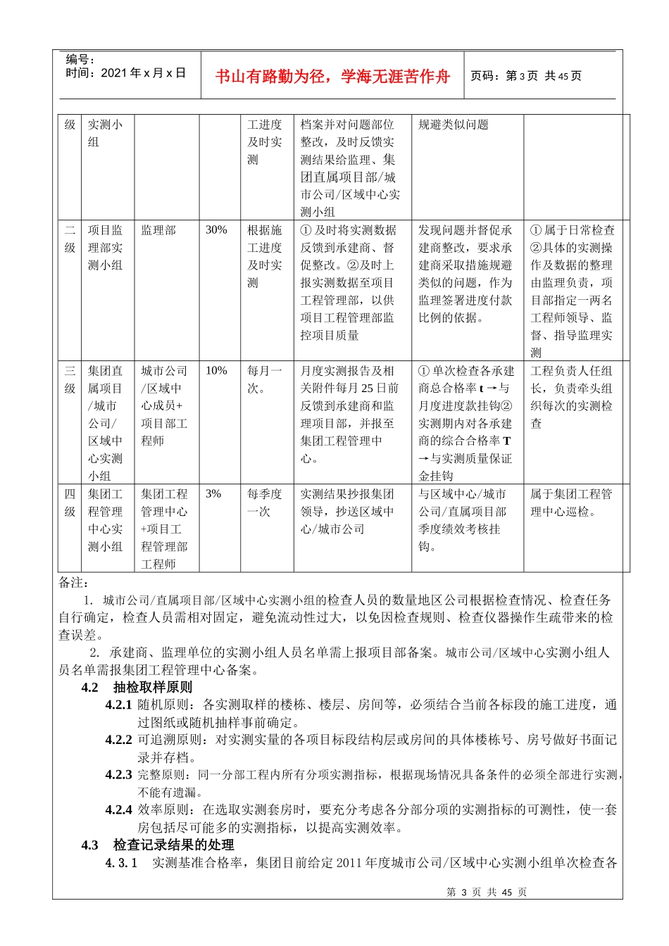 鸿威工程质量实测实量作业指引(预发布修改表格已修改)(1)_第3页