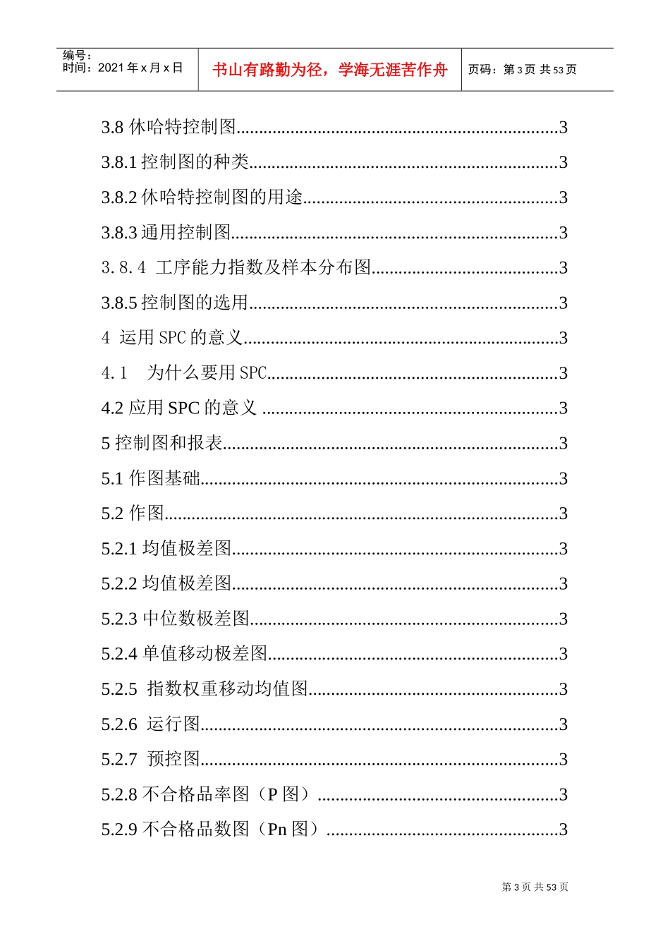 某某公司用户SPC理论人事培训课件_第3页