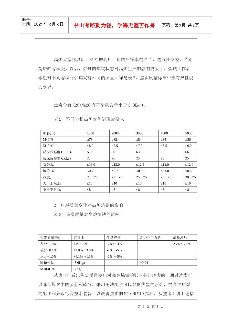 提高焦炭质量的途径_第3页