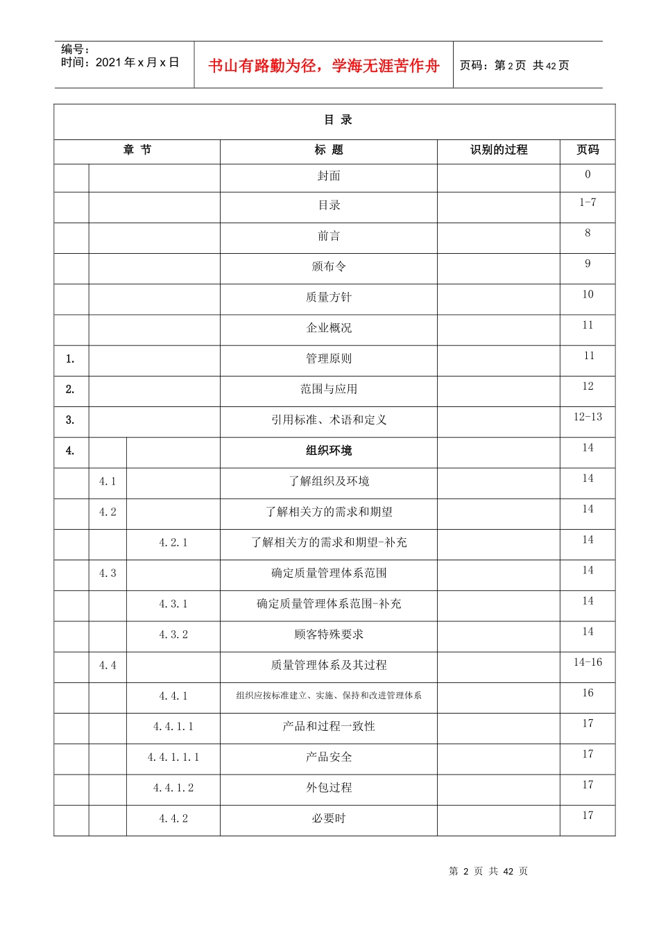 达生IATF16949质量手册_第2页