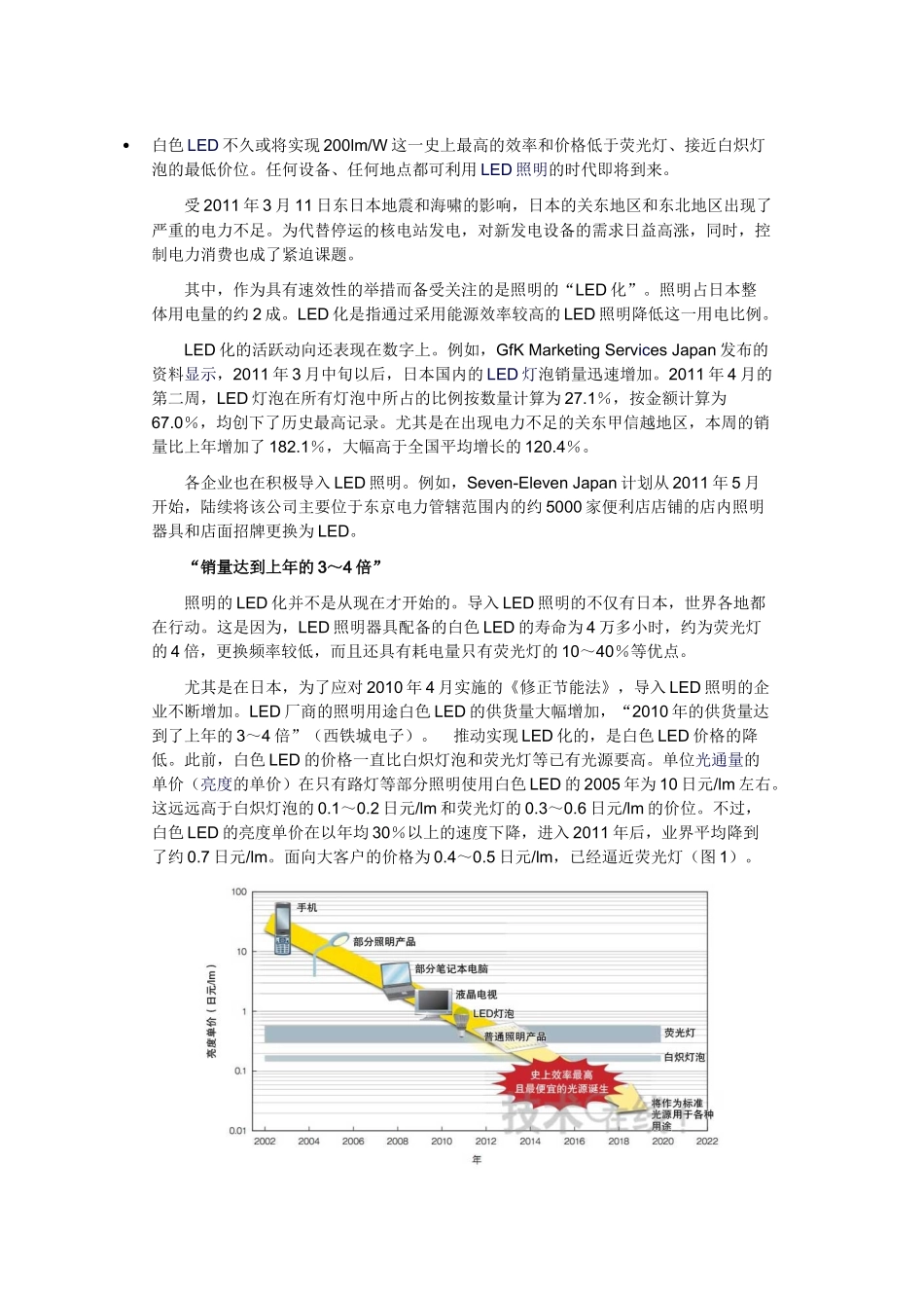 全方位深度分析关于LED照明应用现状及趋势_第1页
