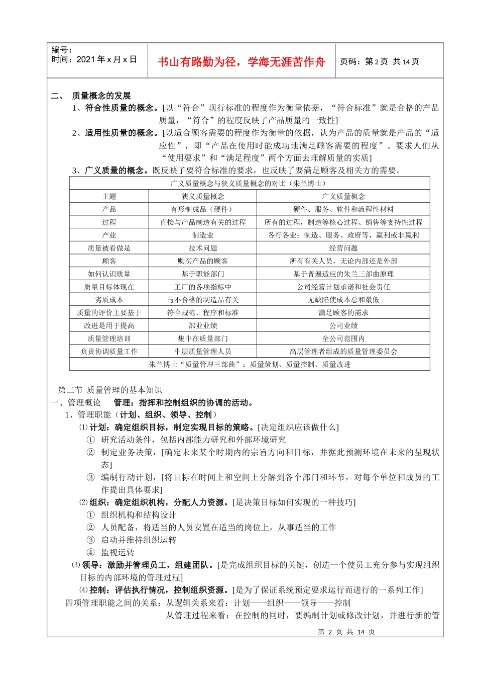 综合知识—1、质量管理概论_第2页