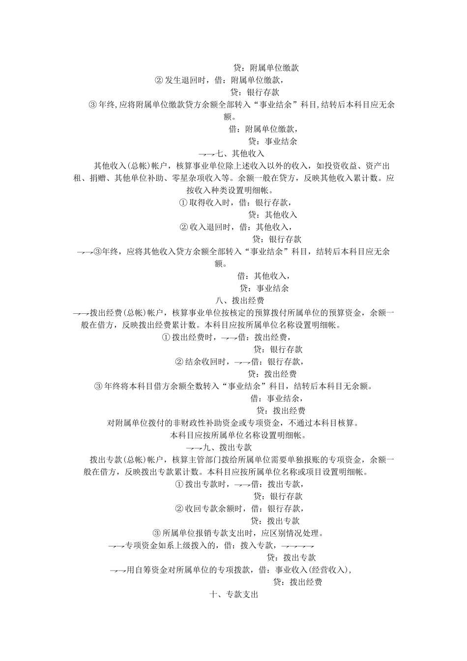 事业单位会计分录2_第3页