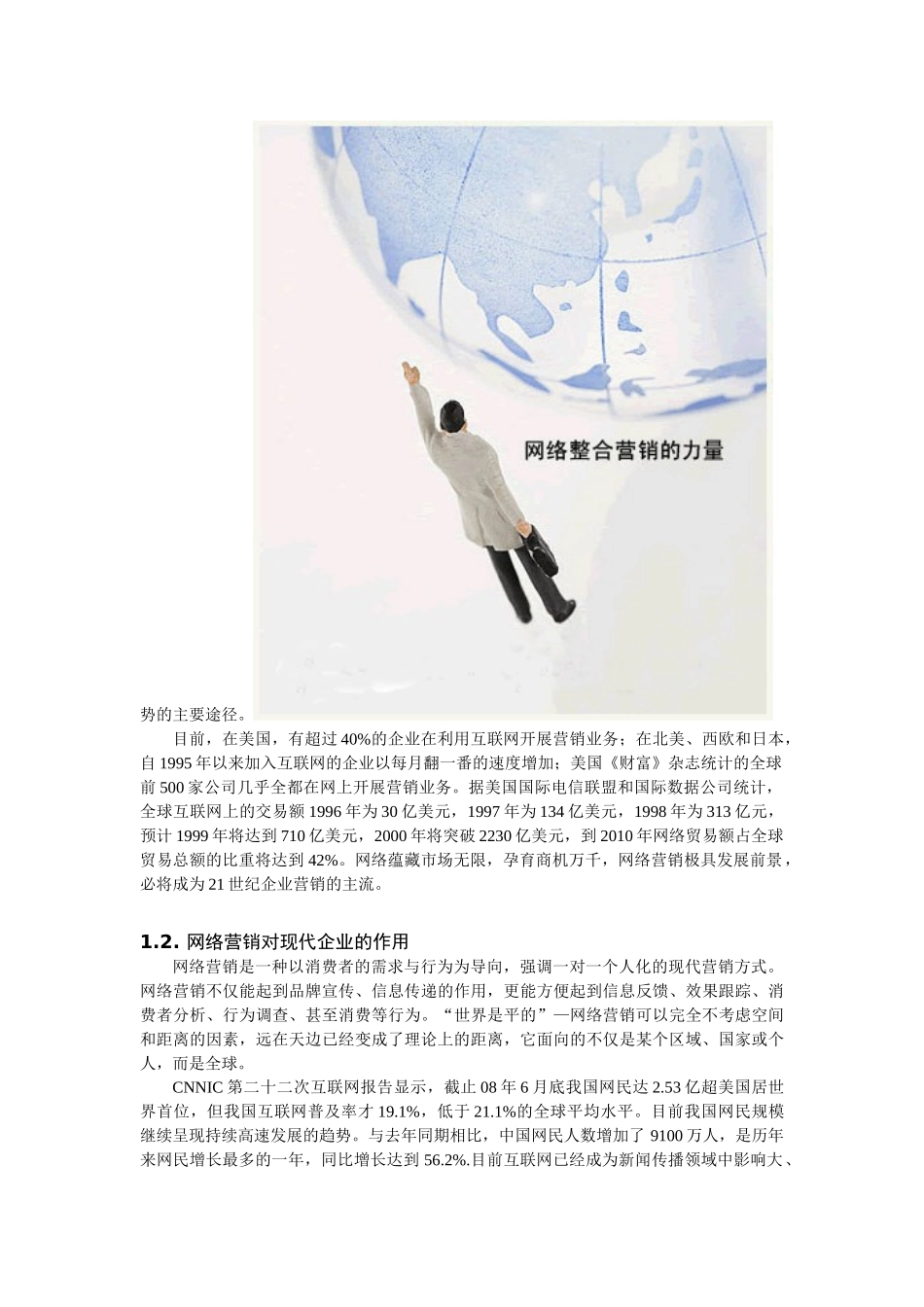 网络营销在某企业营销中的应用_第2页