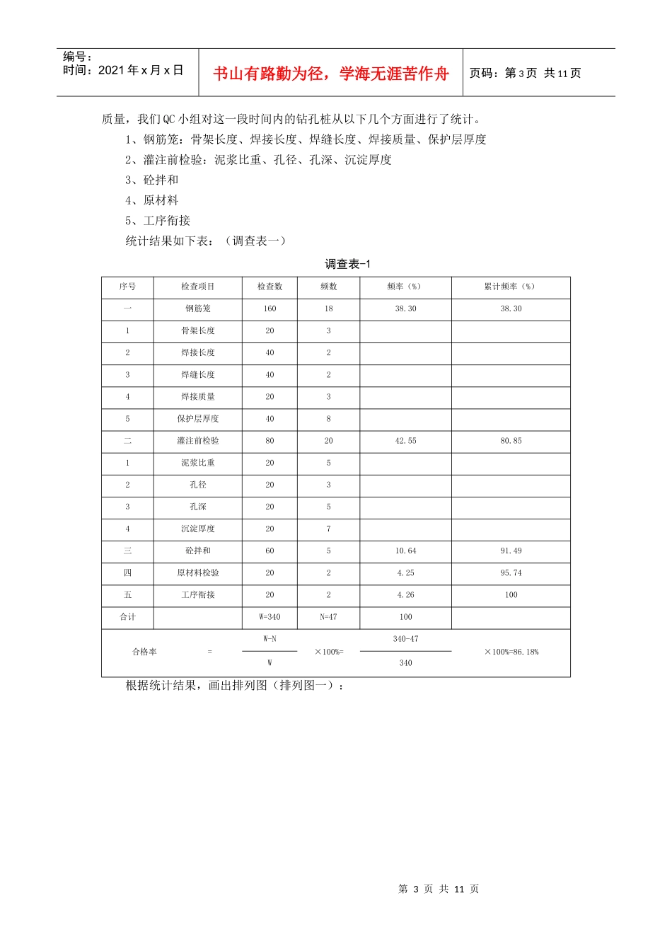 开展QC活动保证桩基砼灌注质量_第3页