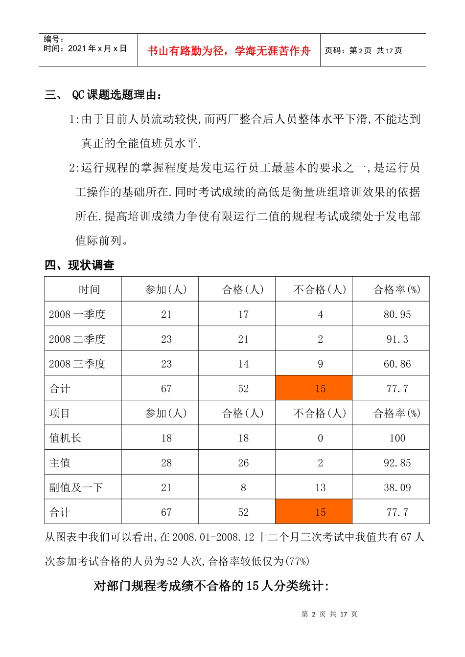 有限运行二值QC活动记录nm[1]_第2页