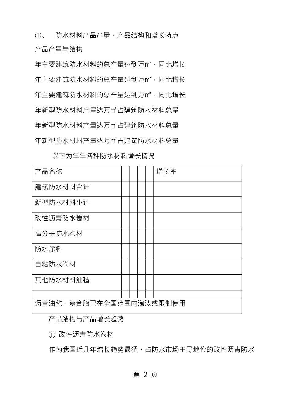防水卷材行业现状_第2页