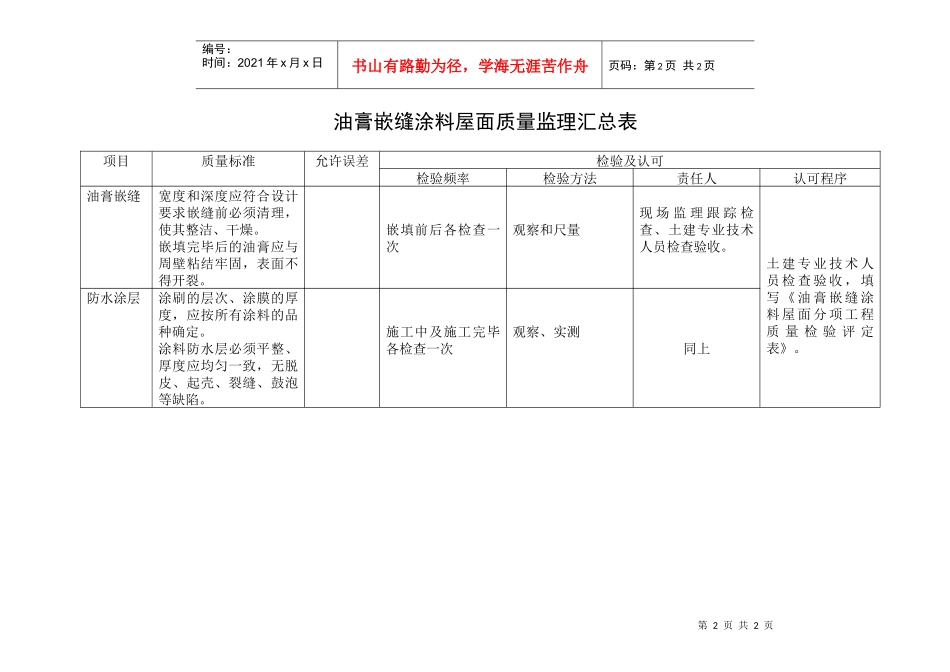 gfi-gc-46油膏嵌缝涂料屋面质量监理细则_第2页