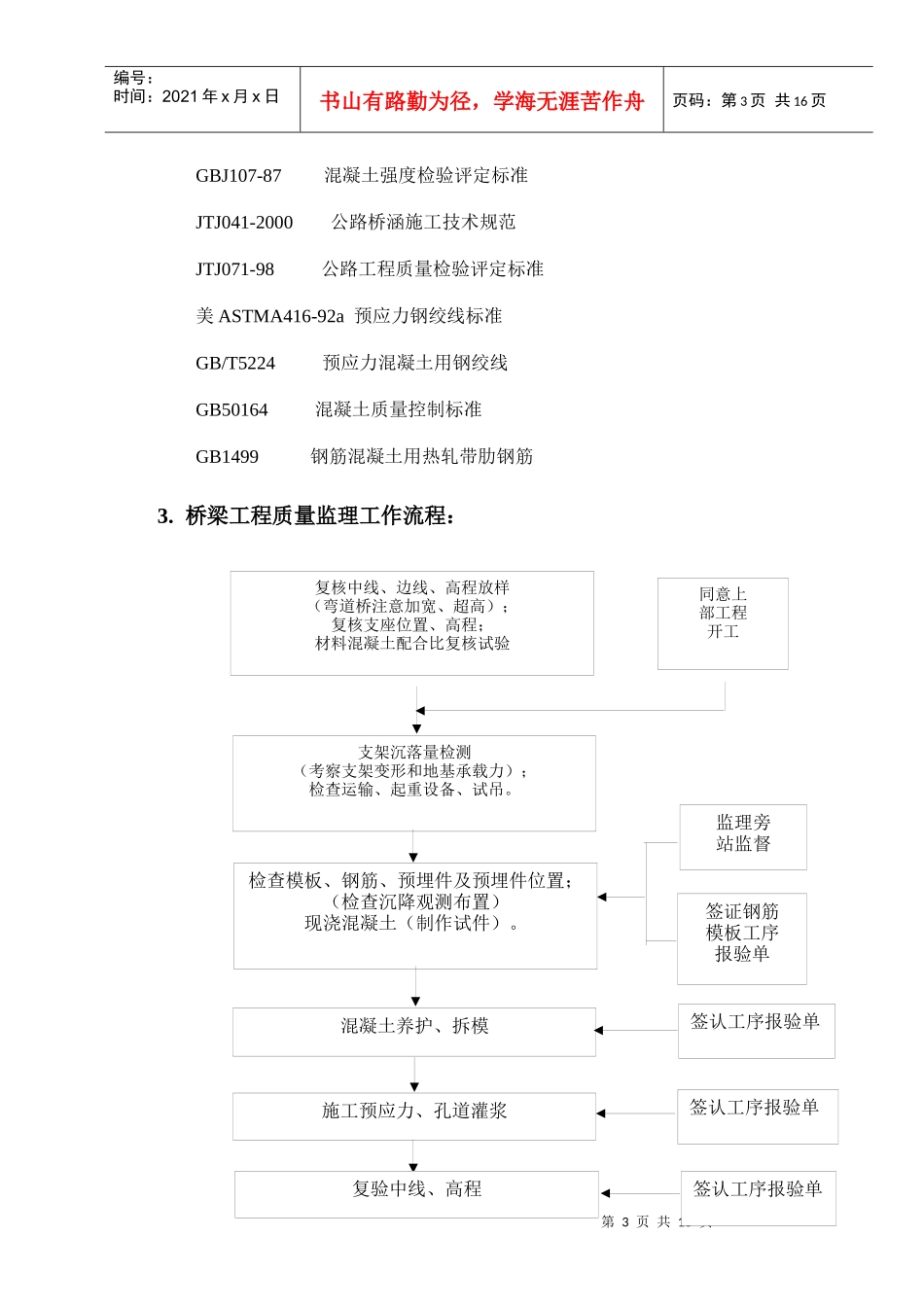 论桥梁上部结构施工质量监理实施细则_第3页