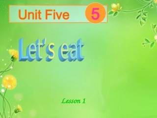 2012年新版pep三年级上册Unit5__part_A__let’s__talk