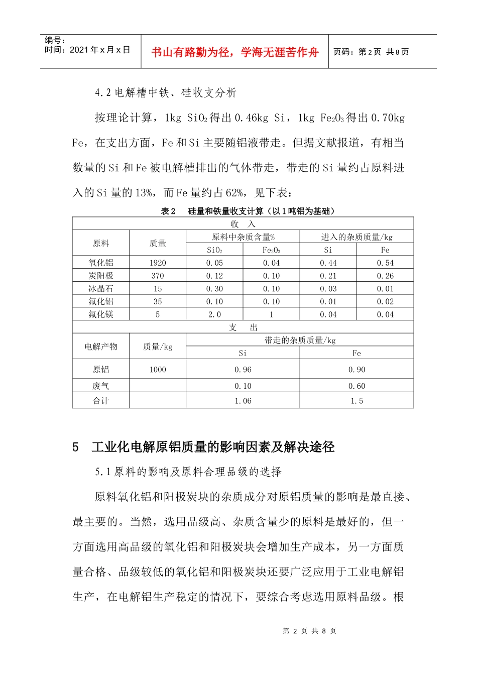 浅谈电解原铝质量管理_第3页