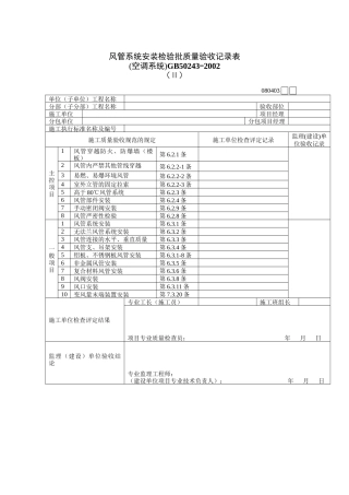 品质检验表格-产品检验测试记录(1)