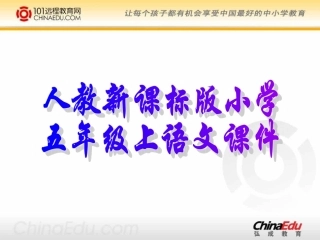 人教新课标版小学五上《“精彩极了”和“糟糕透了”》课件(精品课件)