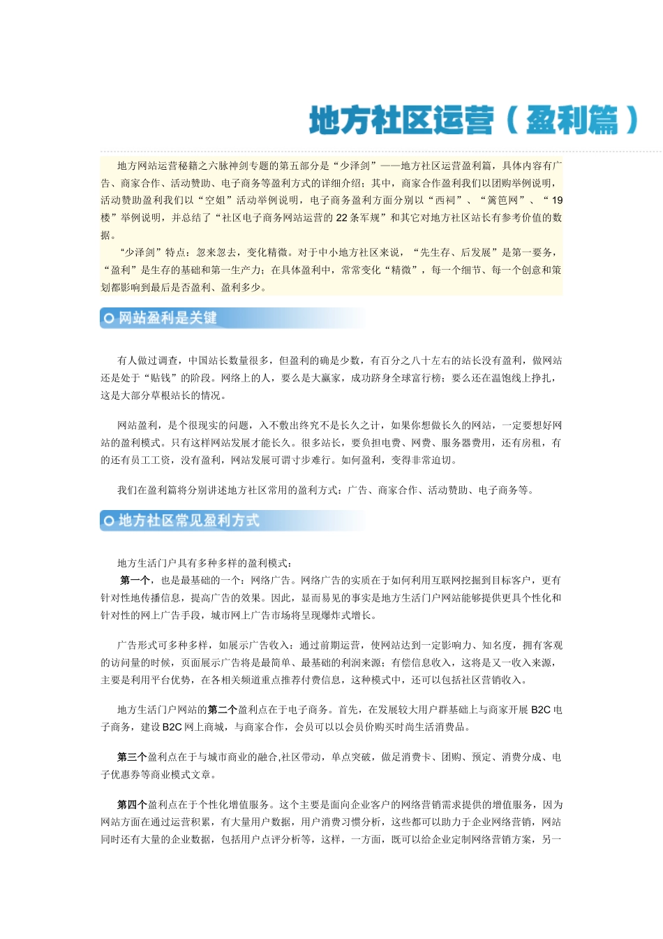 网站营销的盈利点_第1页