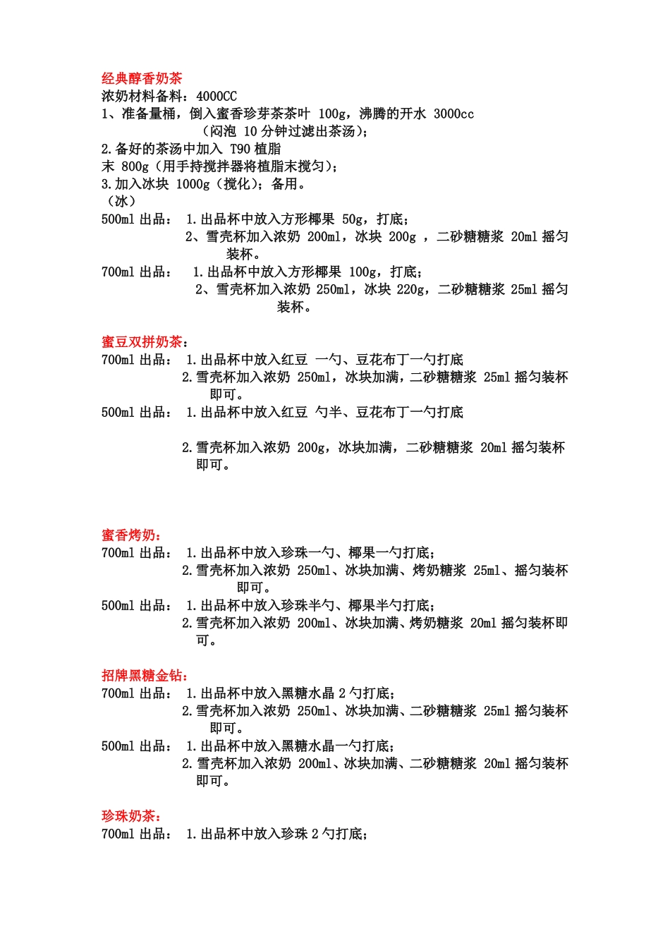 最新奶茶店奶茶配方绝密_第1页
