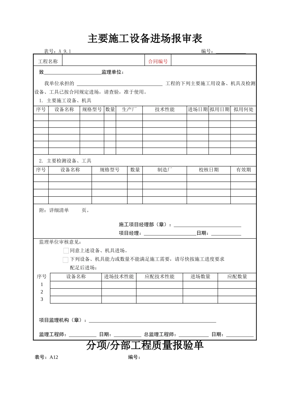 工程水土保持施工质量评定检测记录表_第3页