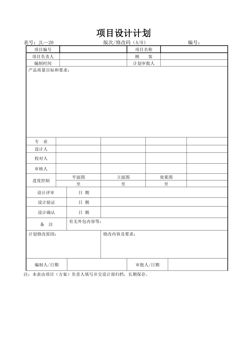 设计部控制程序表格(质量、环境、职业健康管理体系)_第2页