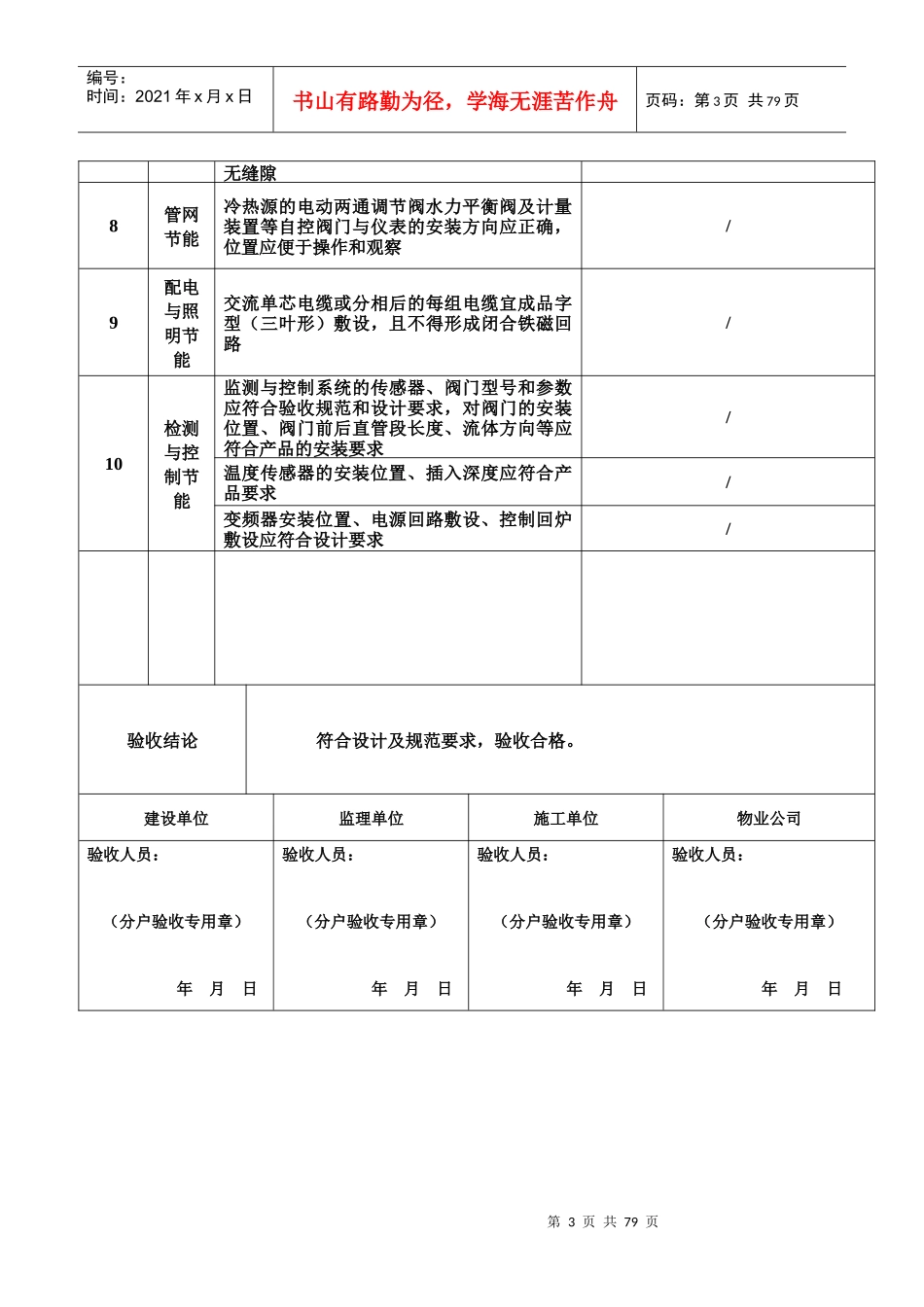 表12住宅工程节能质量分户验收记录表_第3页