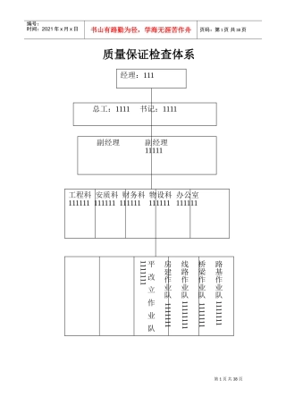 公路工程质量管理体系和质量管理制度(DOC38页)