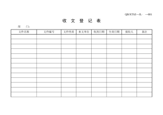 ISO表格样张