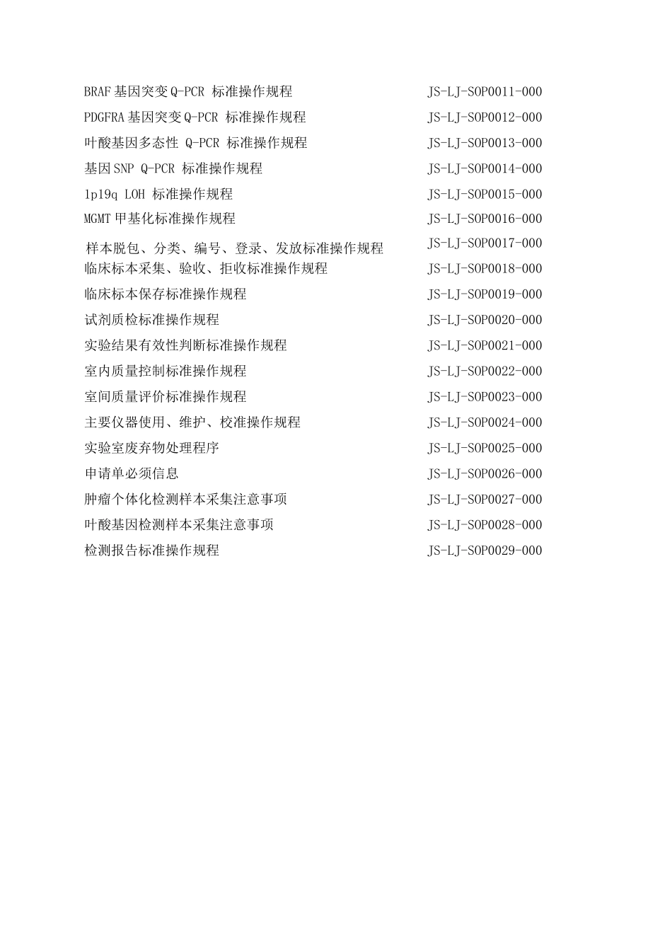 分子实验室质量手册_第3页
