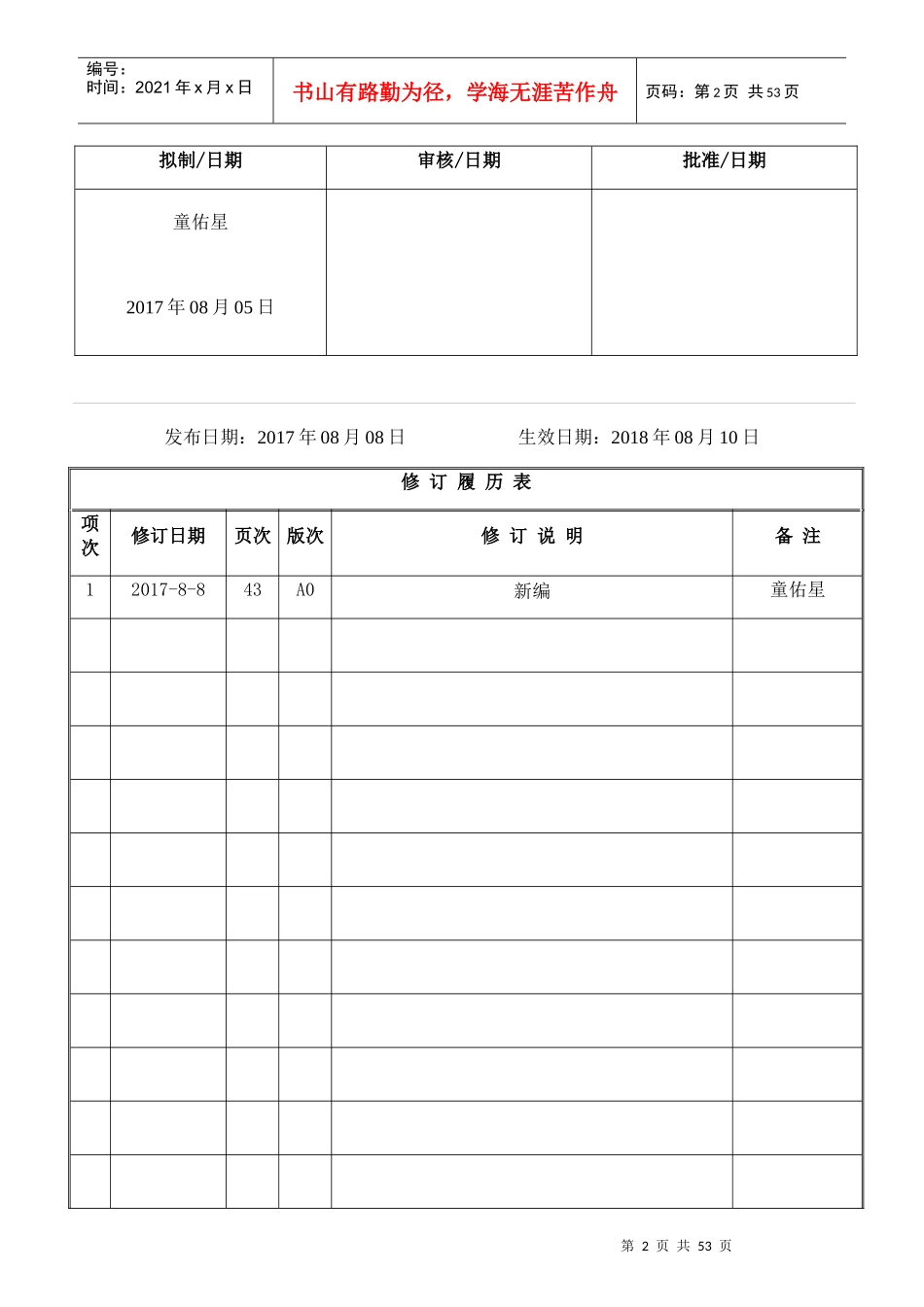 HRM-QM-01质量手册培训资料_第2页