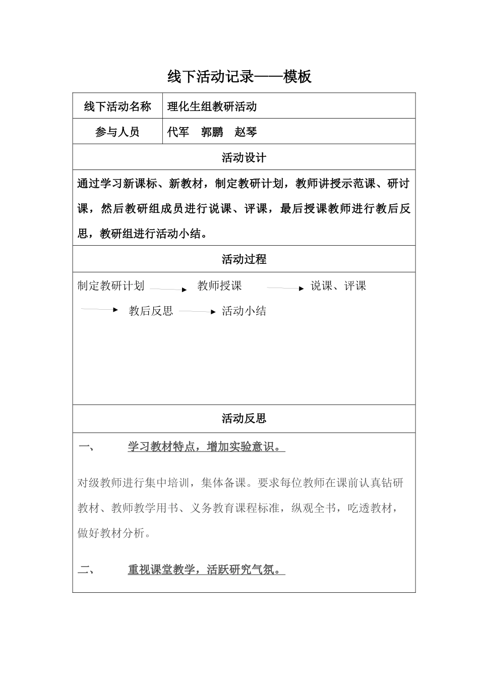 线下活动记录模板 (2)_第1页