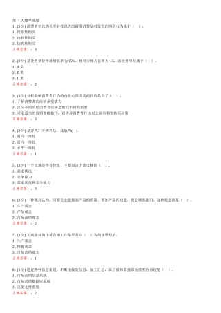 市场营销学(会计专业适用)