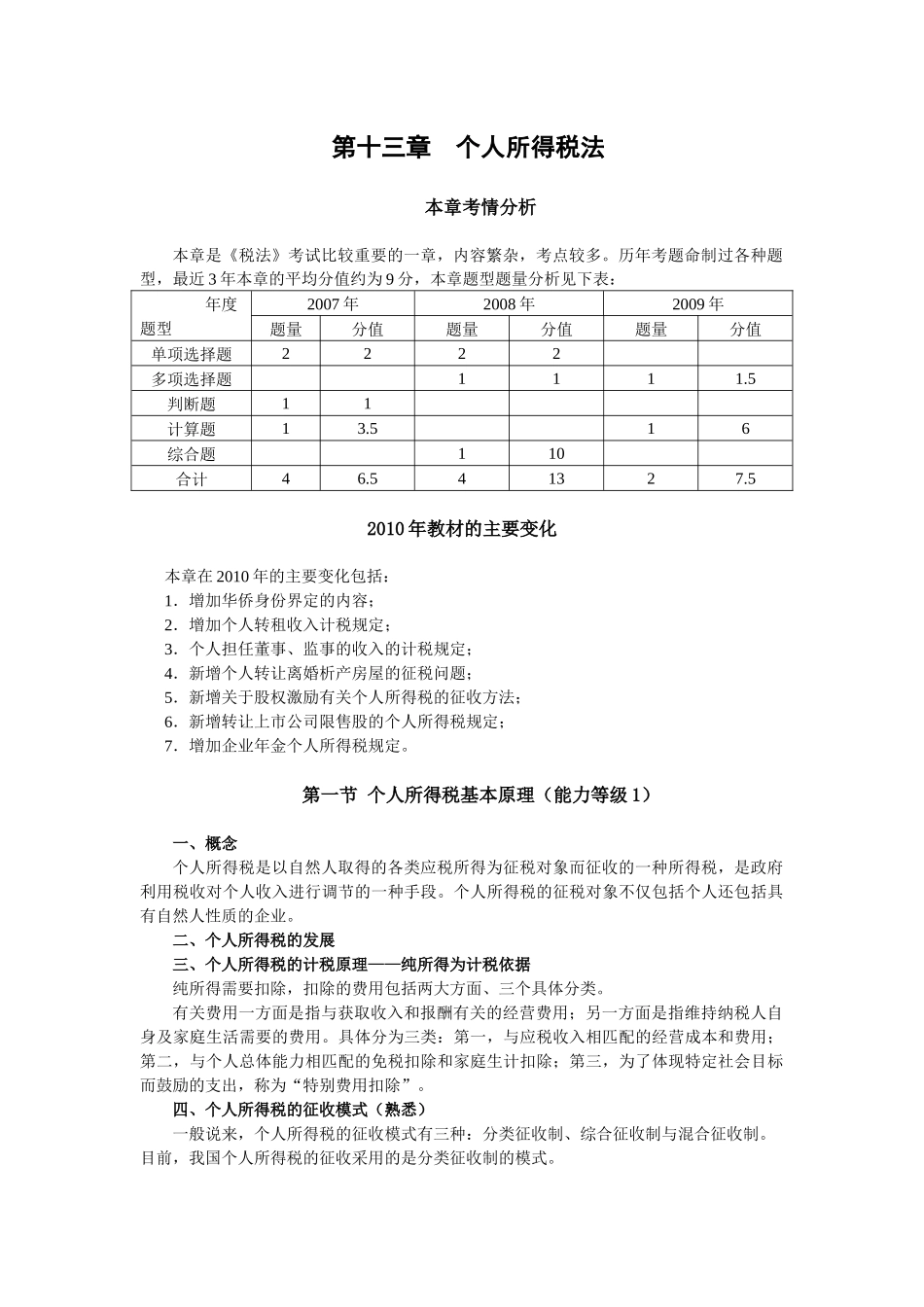 税法·刘颖基础班·第13章(1)_第1页