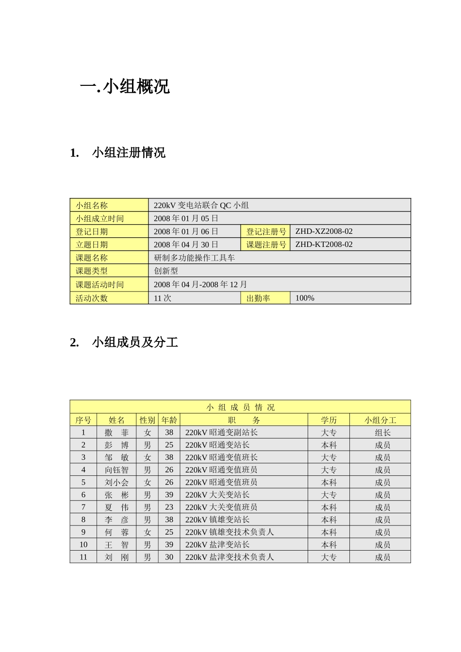研制多功能操作工具车QC成果_第2页