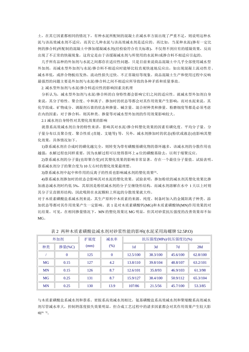 商品混凝土中外加剂与水泥_第2页