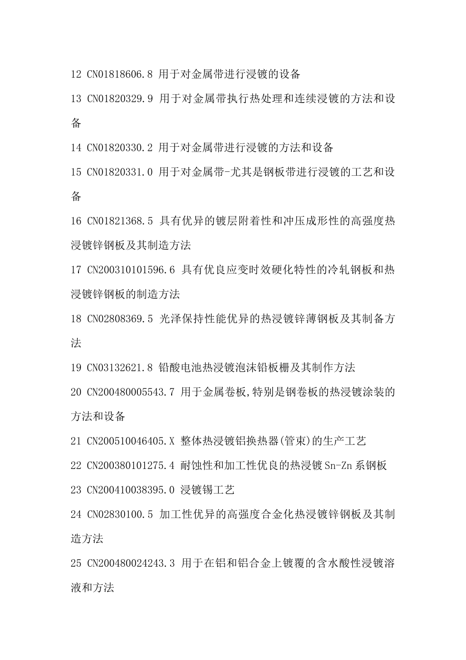 热浸镀生产新配方设计新工艺与加工新方法新技术专利实用手册_第2页