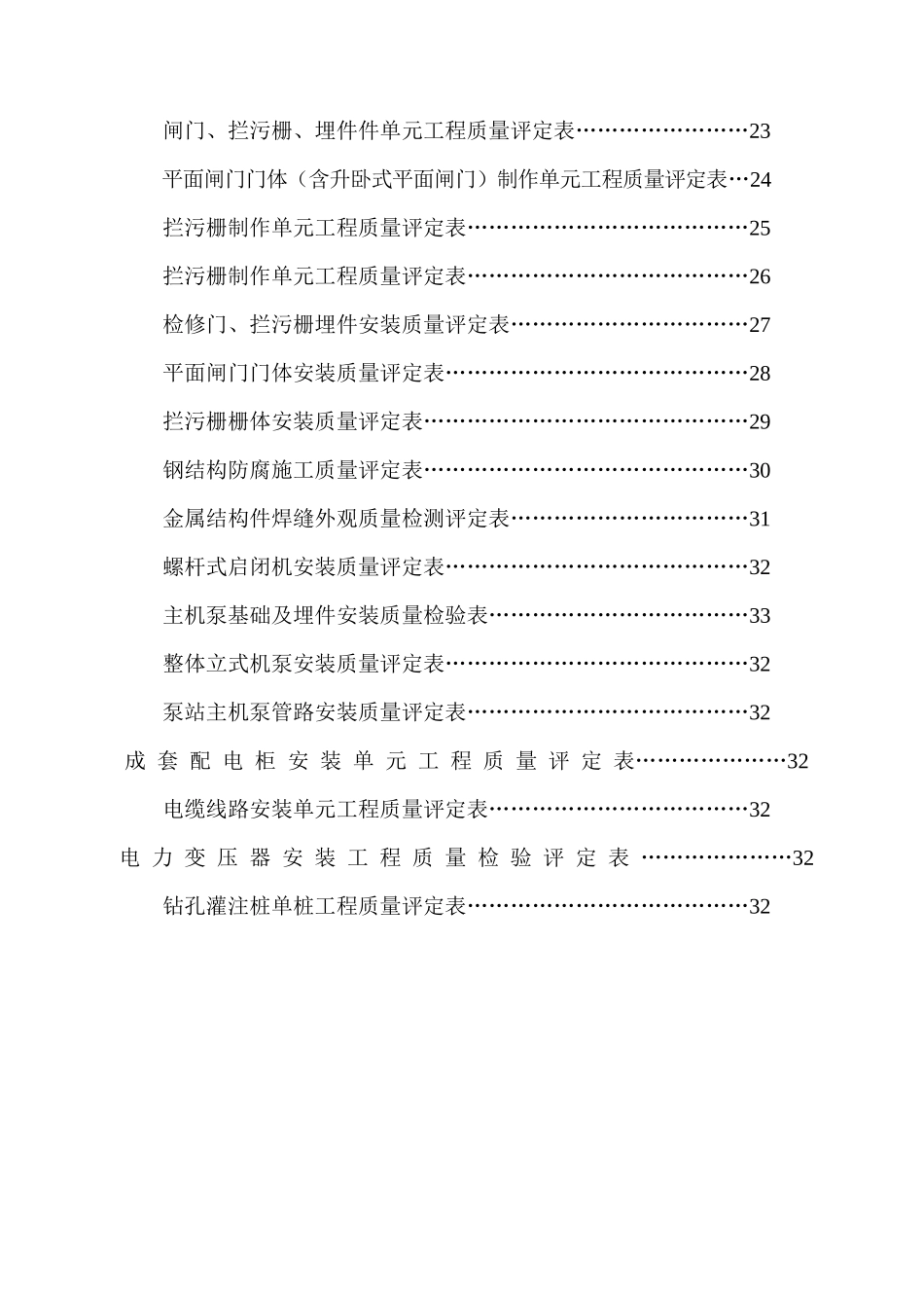 泵站质量评定表全_第2页