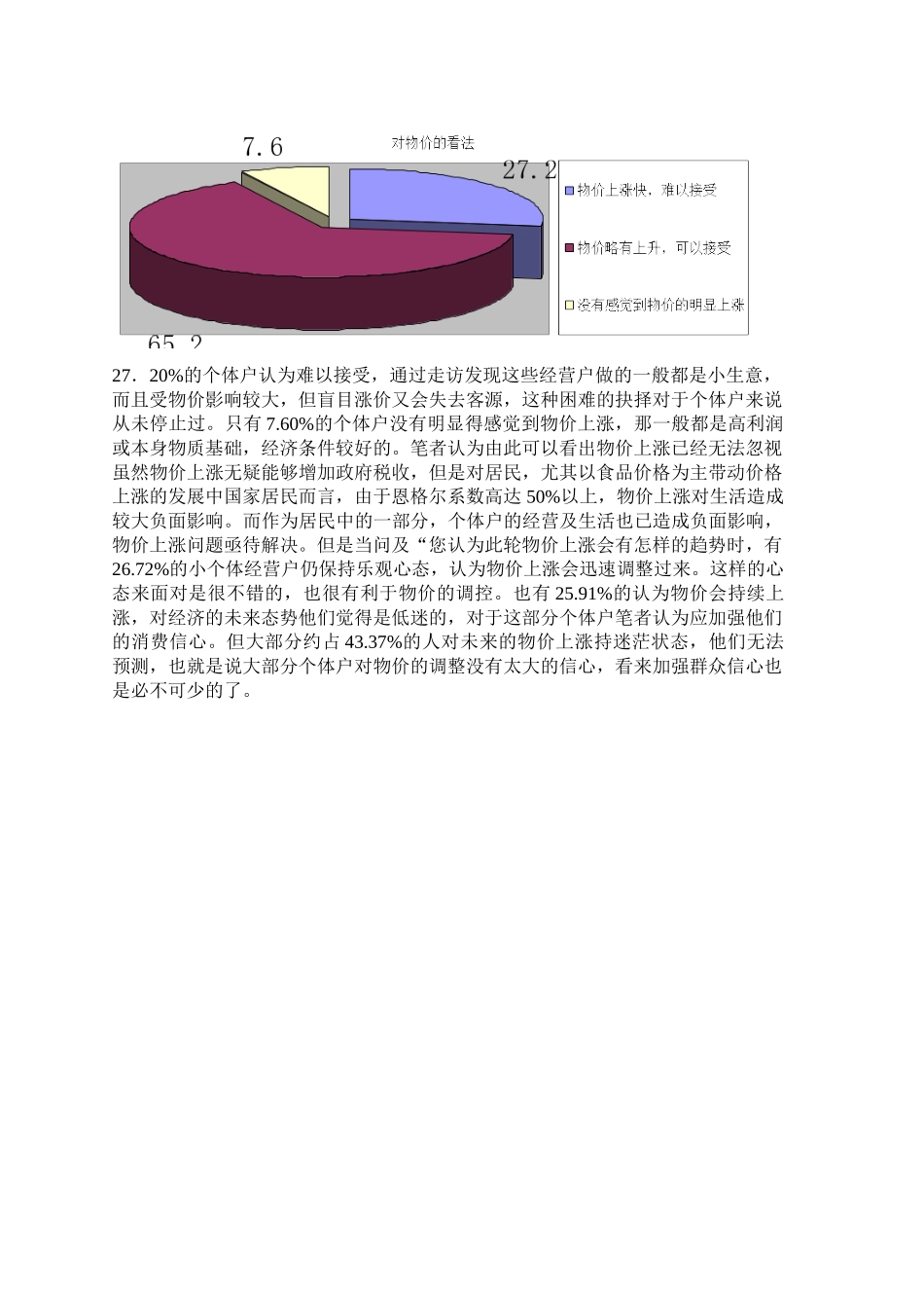 物价上涨对个体小经营户的影响的调研报告_第2页