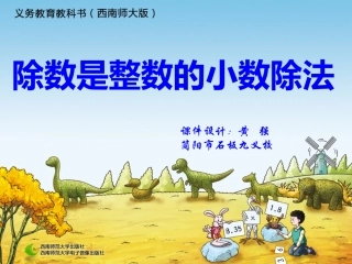 除数是整数的小数除法12