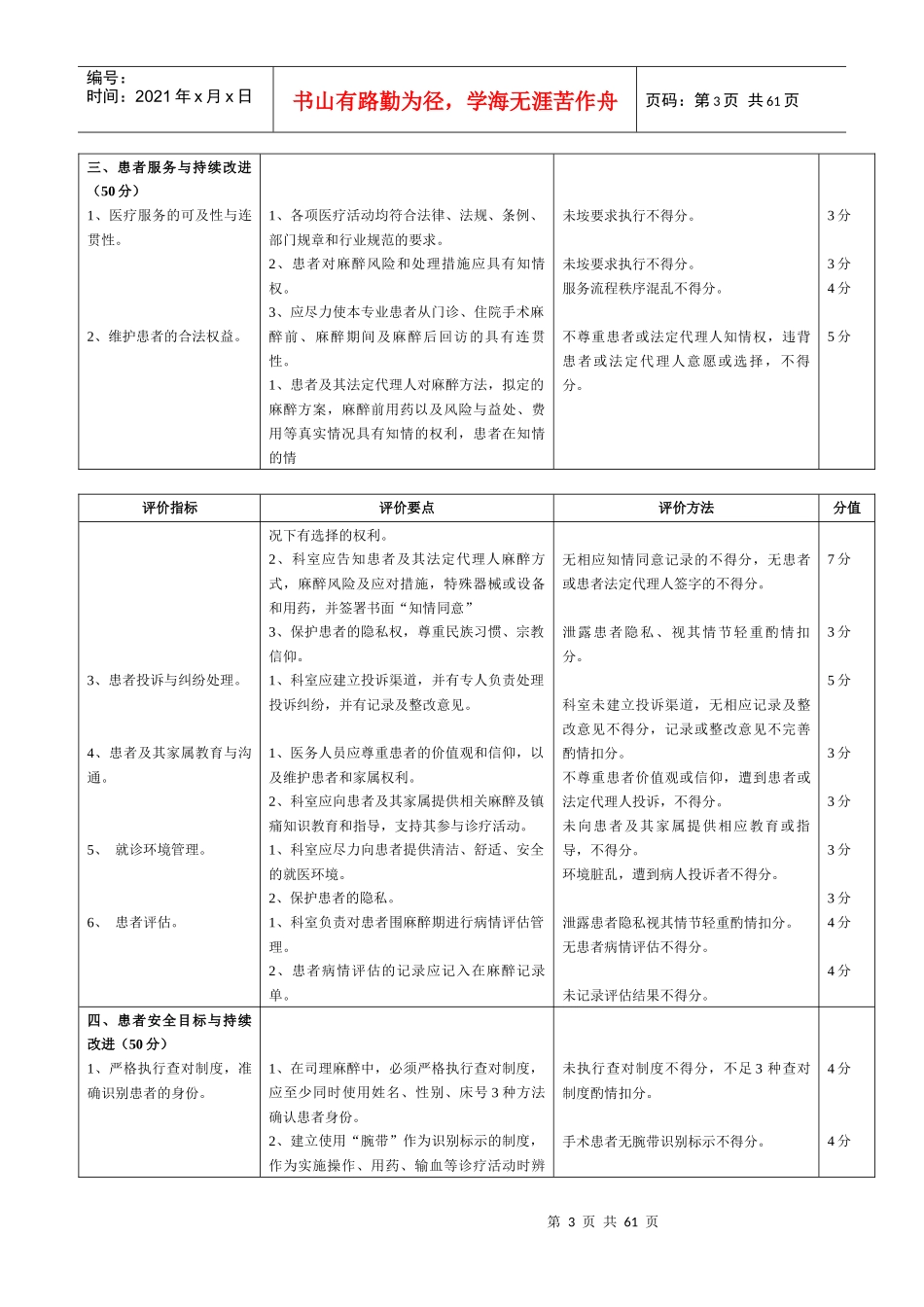 医技部分医疗质量评价体系与考核标准_第3页