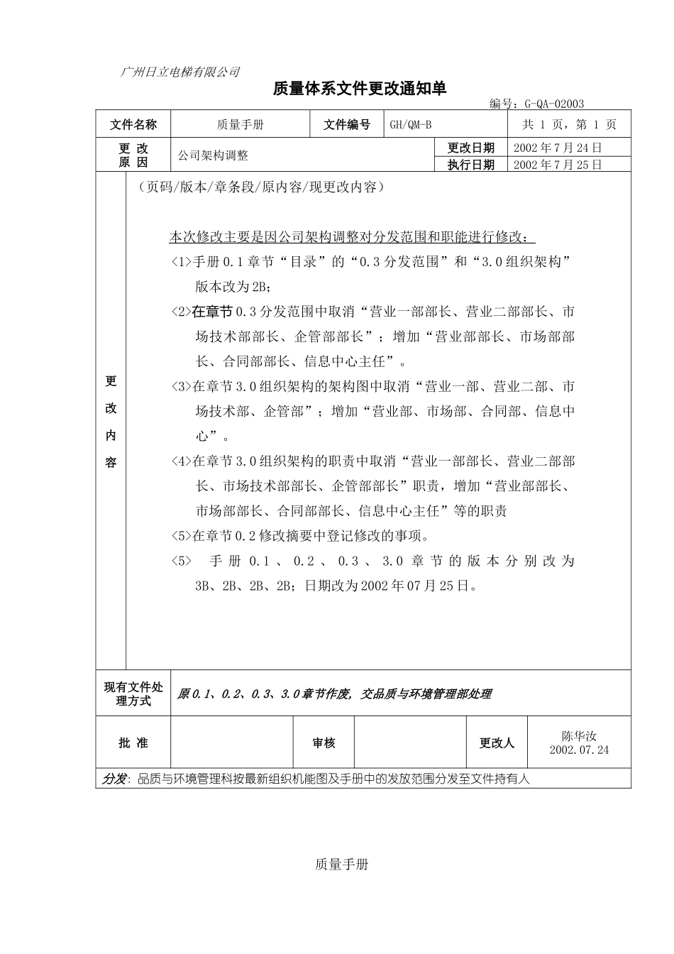 日立电梯质量手册_第2页