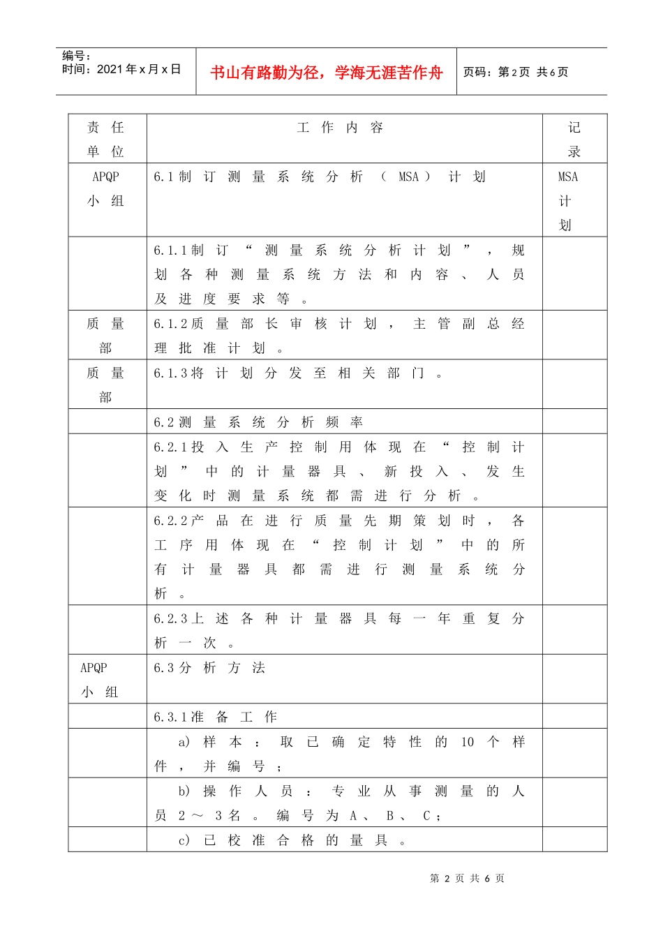 测量系统分析程序DFCPQEOMS-38_第2页