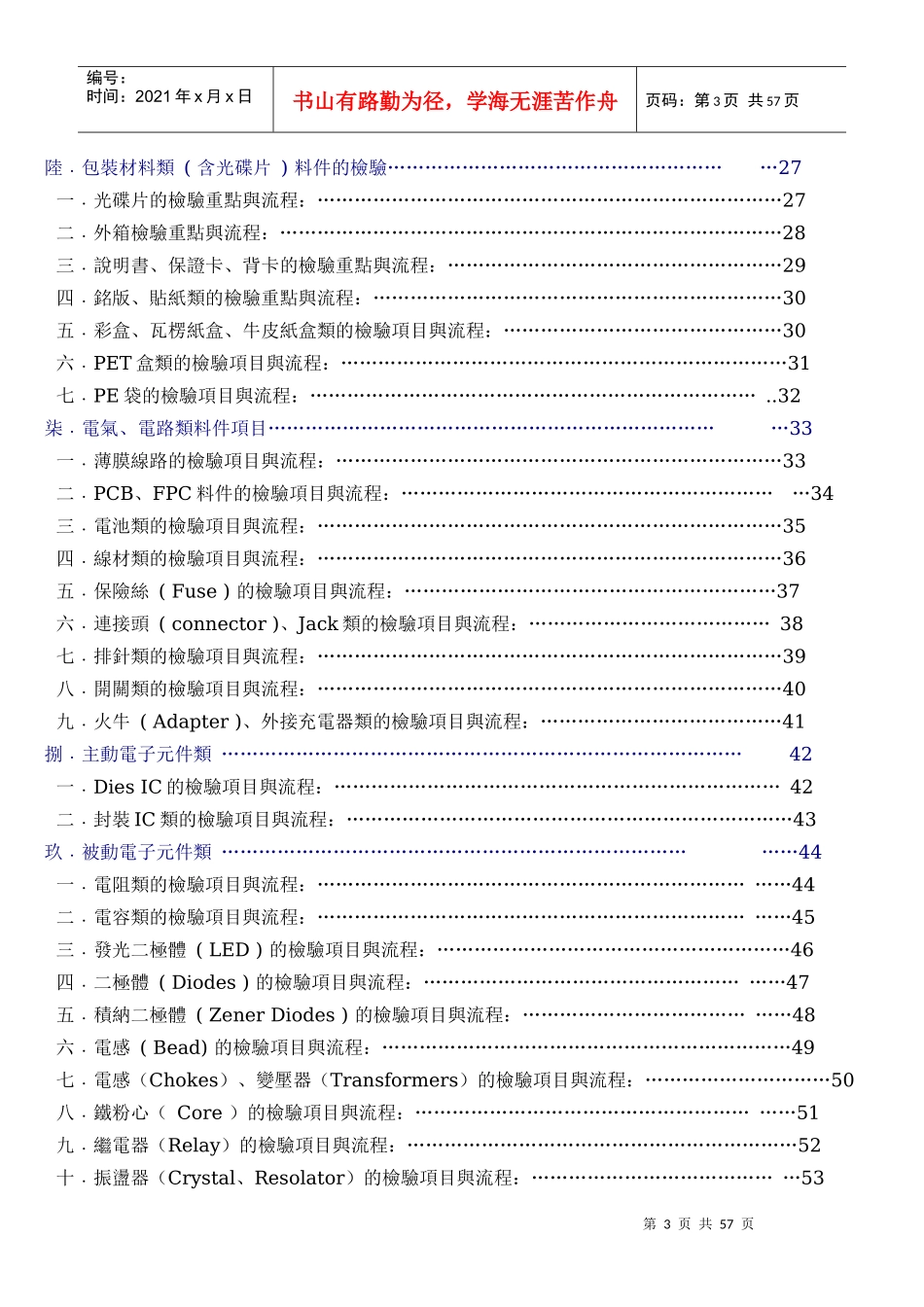 IQC进料检验规范及教学基础_第3页