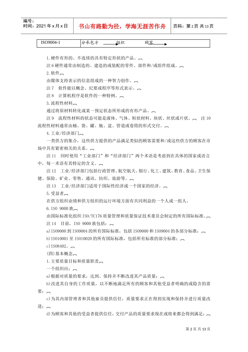 质量管理和质量保证标准——选择和使用指南(DOC14页)_第2页