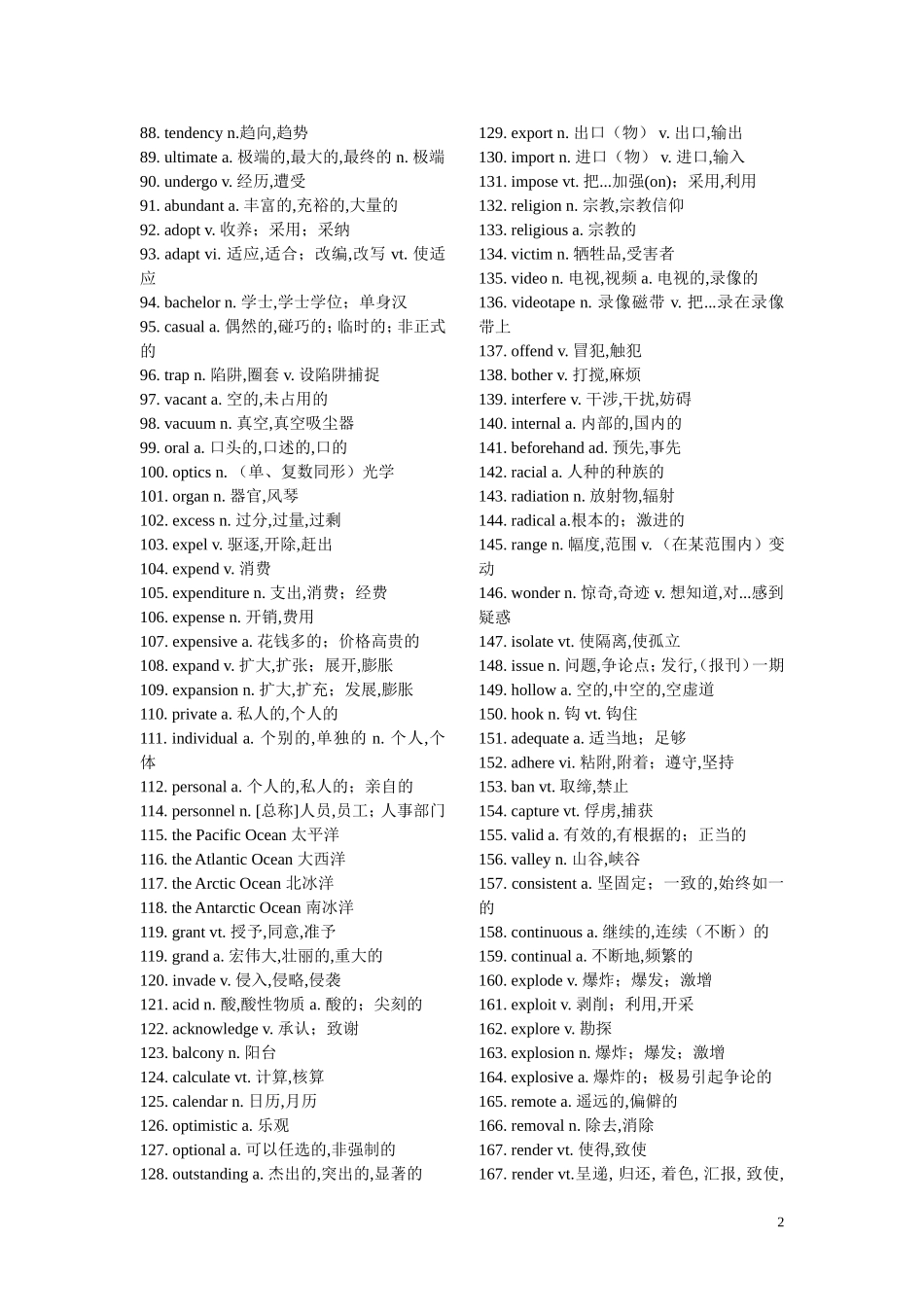 高考阅读高频难词6902_第2页