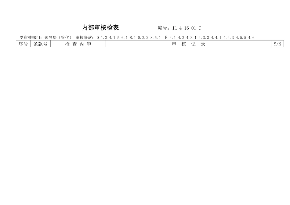 三协内审检查表0608_第2页