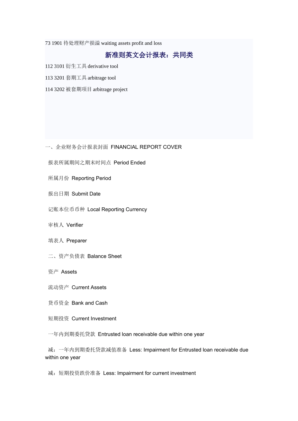 新准则英文会计报表_第3页