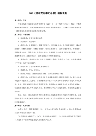 新资本管理协议填报说明汇总